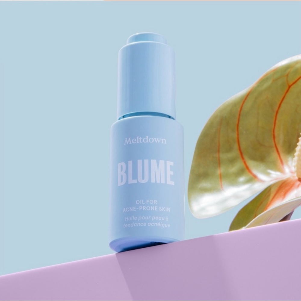 New in Box Blume Meltdown Facial Oil For Acne Prone Skin (0.5 oz)